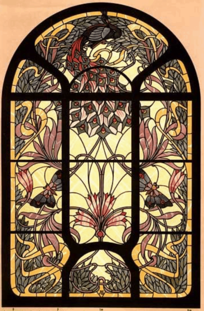 Example of Art Nouveau Glass