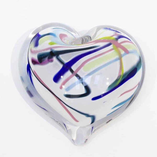 Kaleidoscope Heart Paperweight