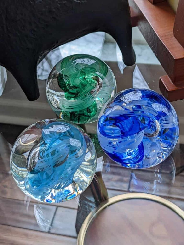 DIY Earth Day Glass Paperweight