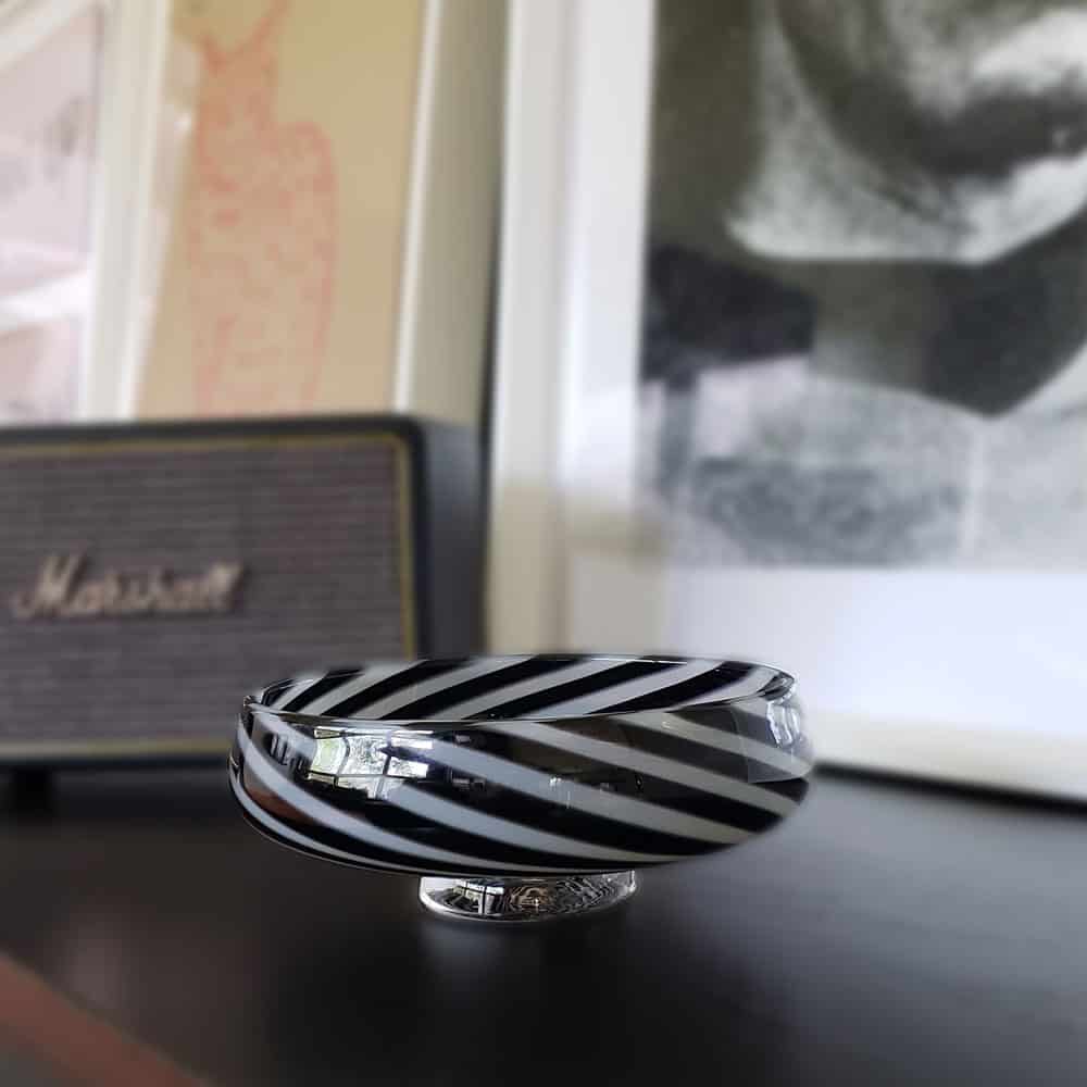 beautiful hand made glass bowl