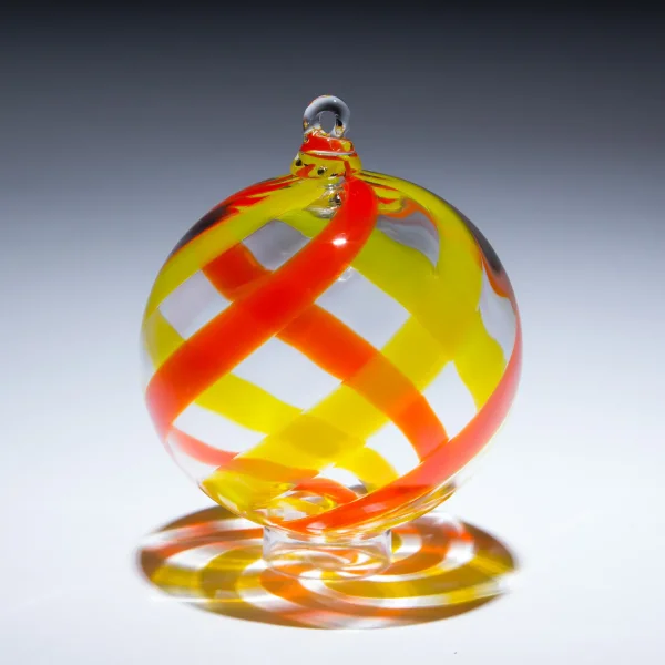 Marigold Dream Flurry Glass Ornament