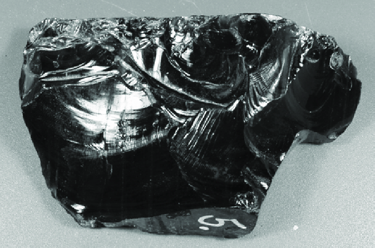 obsidian glass in glass blowing process