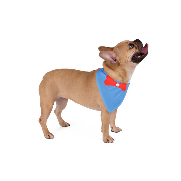 Cute Pet Bandana with Bone Design - Stylish Accessory for Dogs and Cats